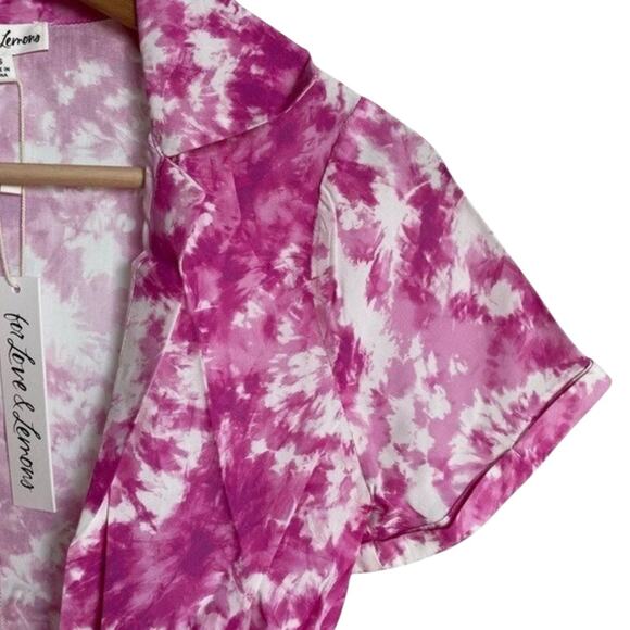 REVOLVE x For Love & Lemons "Devon" Crop Top Mini Skirt SET sz S NWT‎ | MSRP$310 - Picture 9 of 13